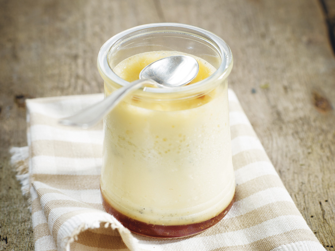 Crème renversée et son caramel au beurre salé - Agence BPA